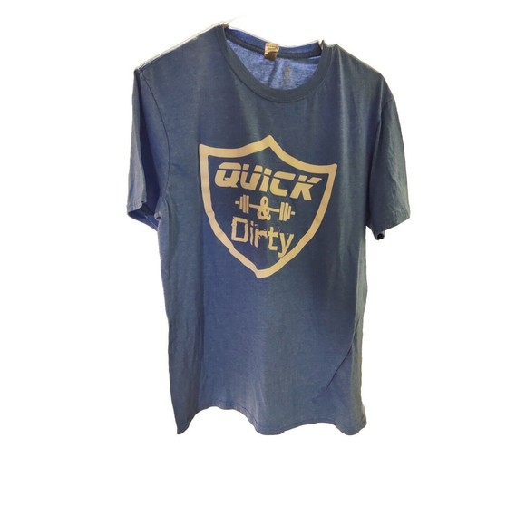 Quick & Dirty Custom Ink T-shirt‎ Men's Size Large - Picture 1 of 7